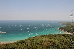 Koh Larn Panorama über die Bucht Bild 3